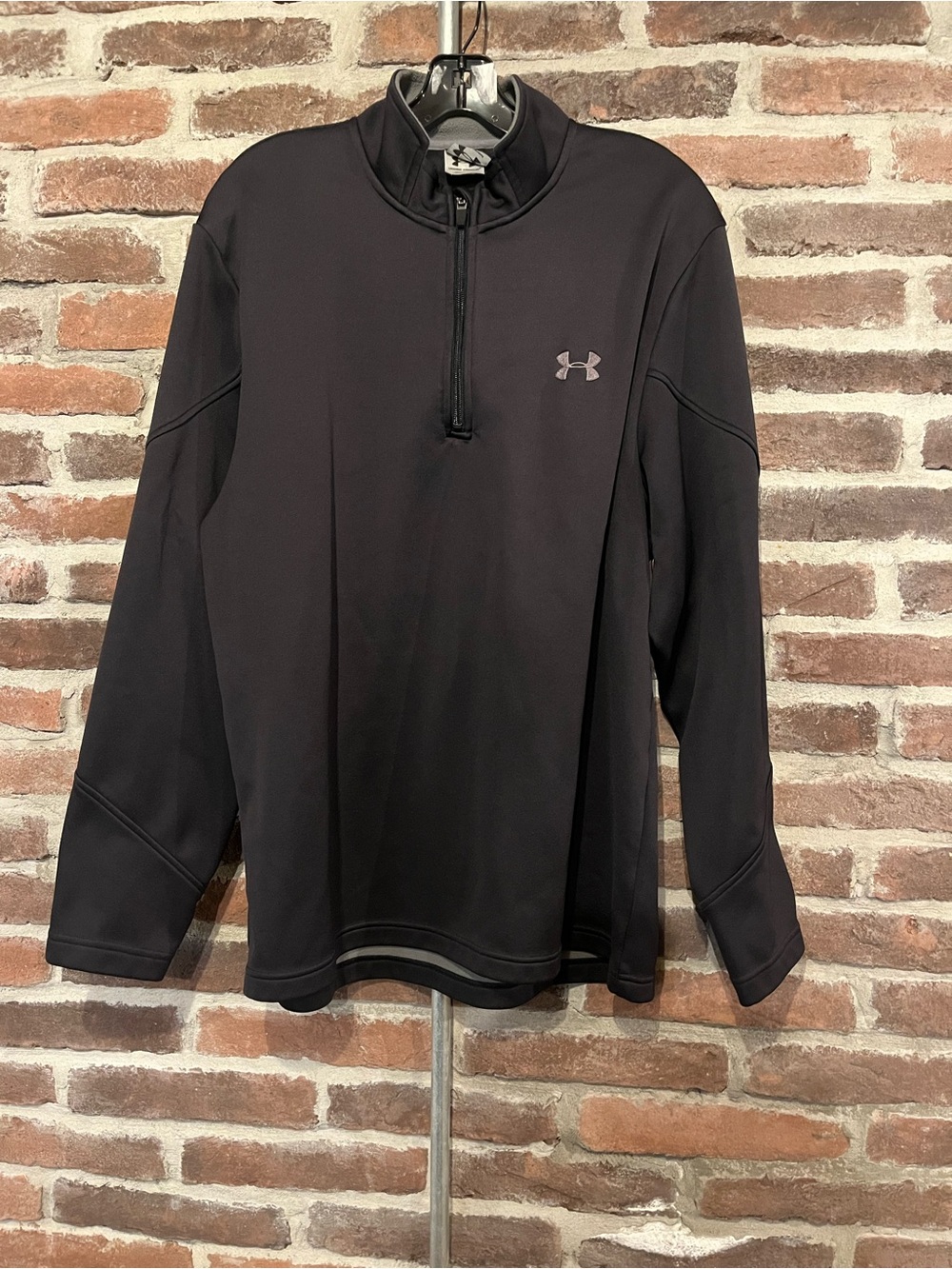 Under Armour Men's Black Quarter-Zip Performance Pullover